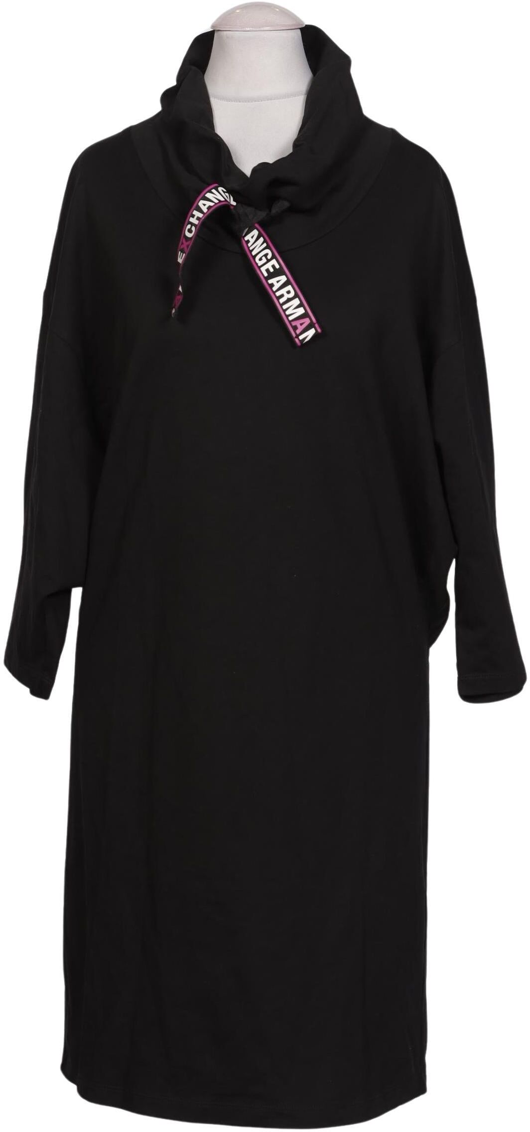 AX Armani Exchange Damen Kleid, Schwarz, Gr. S, Baumwolle - Second Hand