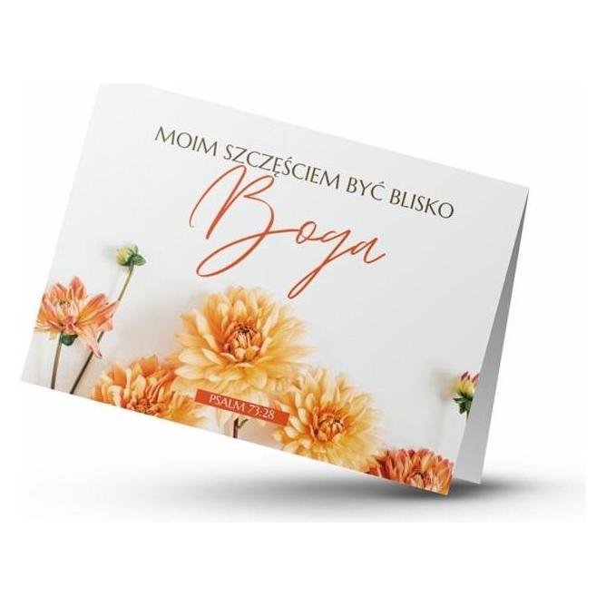 Teka Karte - Mein Glück ist, Gott nahe zu sein - Blumen (47997085)