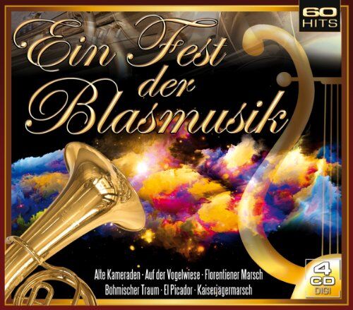 Various - Ein Fest der Blasmusik (4er Digi Box mit 60 Hits wie Alte Kameraden, Böhmischer Traum, Kaiserjägermarsch uva.) - Preis vom 10.10.2026 11:48:34 h