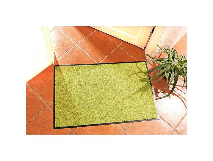 Fuß- und Sauberlaufmatte Wash & Clean 40 x 0 x 60cm Grün/Grün