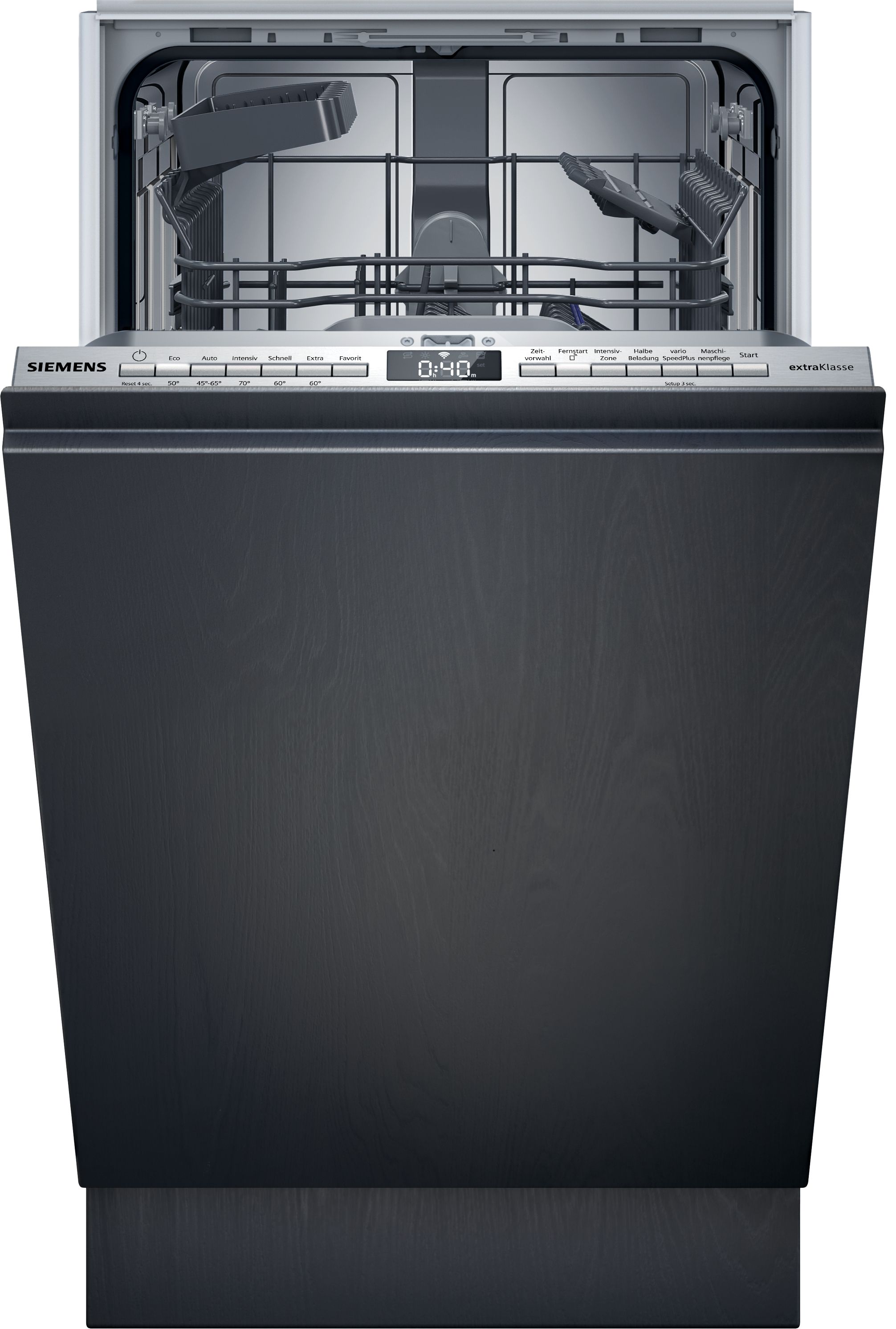 Siemens iQ300 SR83EX02LD 45 cm Geschirrspüler Voll integriert Leise 10 Maßgedecke aquaStop Funktion
