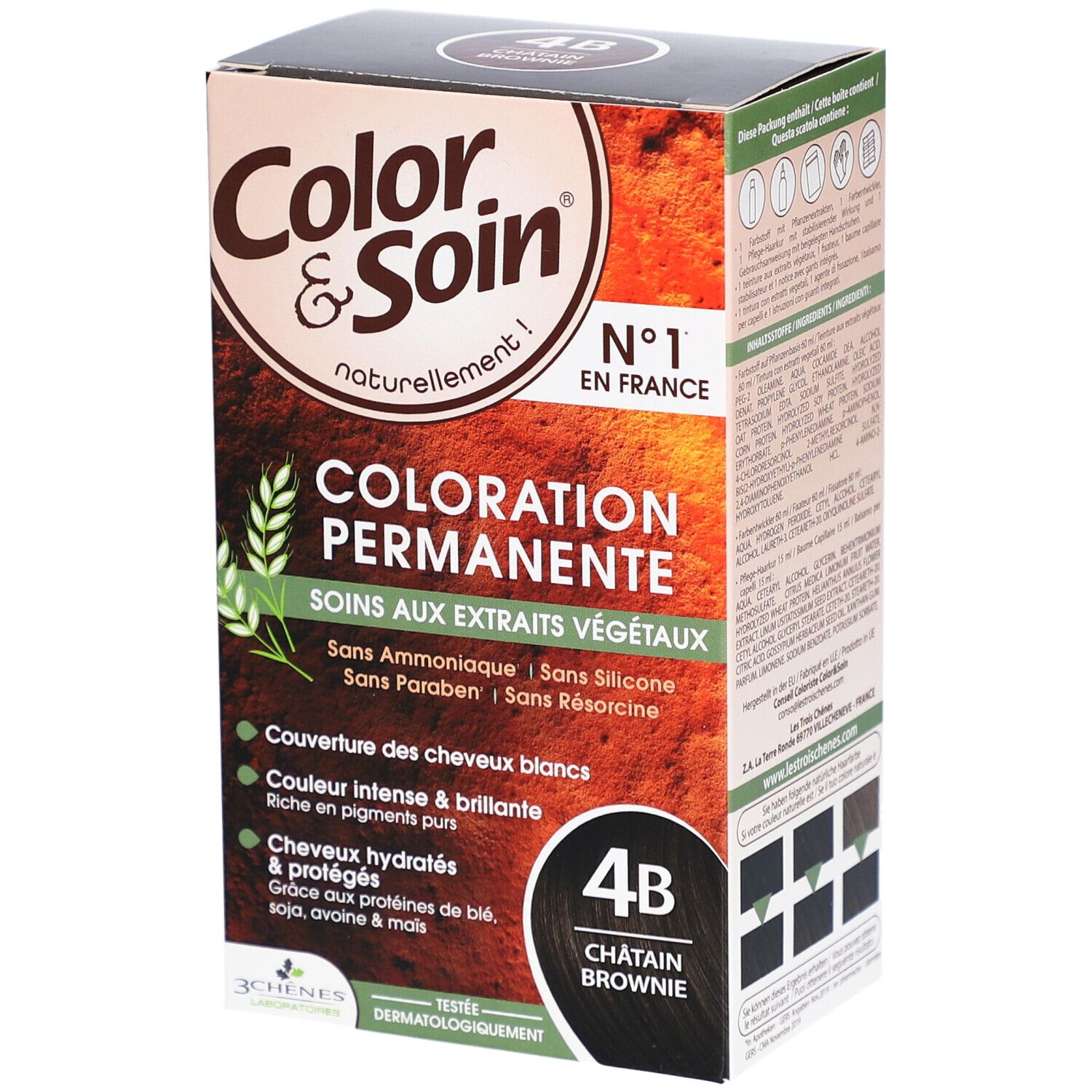 Color & Soin Coloration 4B chât brownie (n) 135 ml Tinktur