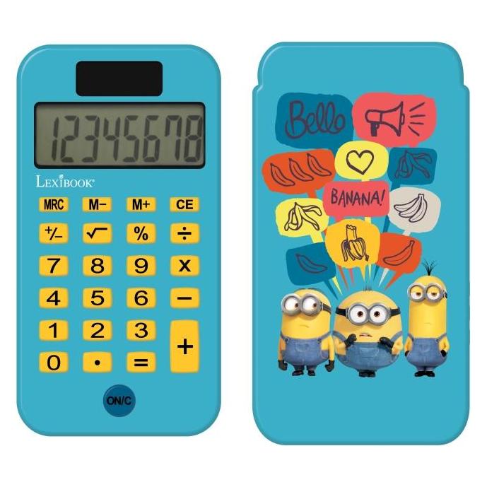 Lexibook Minions Taschenrechner mit Schutzabdeckung (Batteriebetrieb) (22925559)