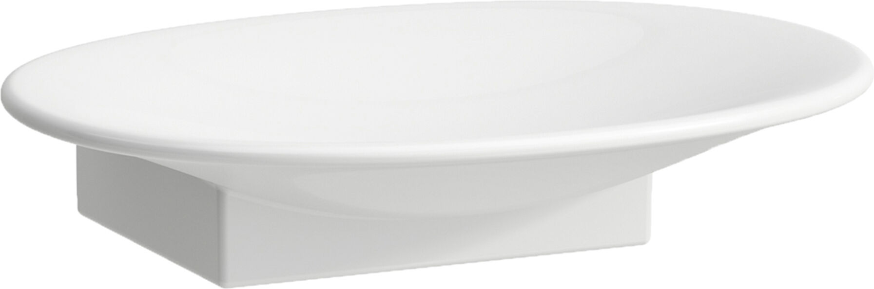 LAUFEN Le nouveau savon classique H8738567570001 14x11.5x3.5cm de H8738567570001, blanc mat