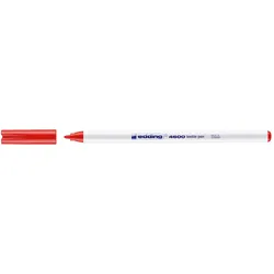 Edding 4600-002 4600 Textilmarker- Rundspitze, 1 mm, rot