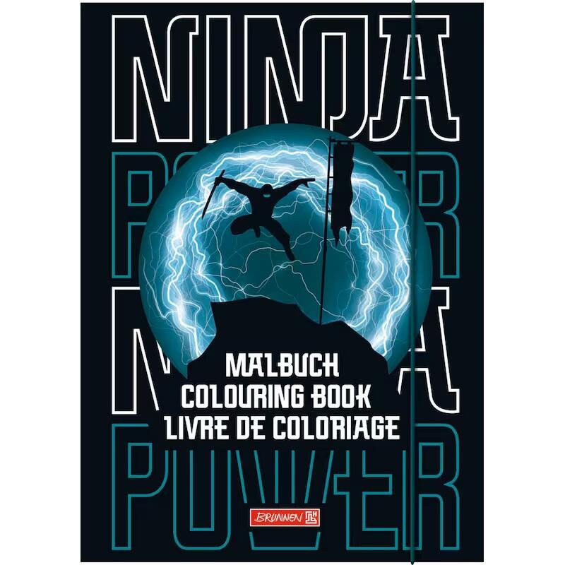 BRUNNEN Malbuch Ninja 1048124321