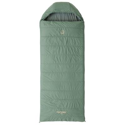 Nordisk - Frigg +10° Blanket Sleeping Bag - Kunstfaserschlafsack Gr L - bis 190 cm Zip: Complete Grün