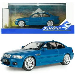 Solido 1:43 BMW E46 M3 cpe. Laguna Seca blau