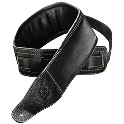 Harvest Bassgurt Cow Antique Short Brown/Black - Gitarrengurt