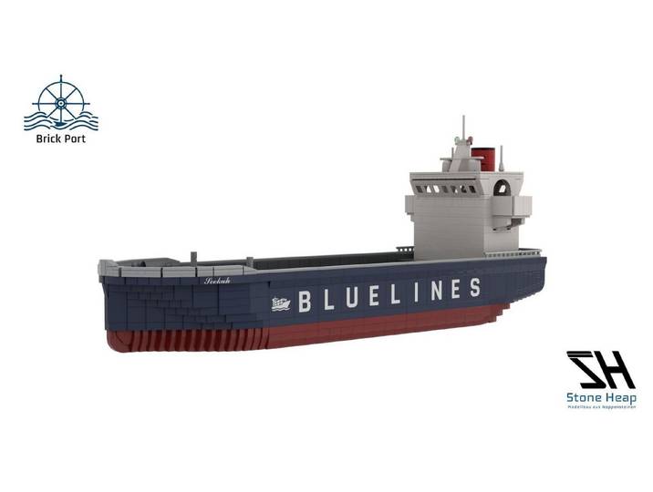Stone Heap Stone Heap SH-4010 Containerschiff Spielbausteine