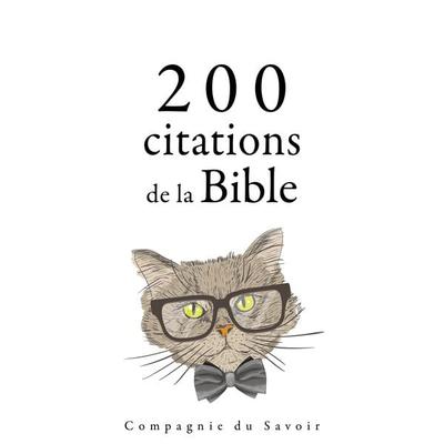 200 citations de la Bible - Anonyme, Audio, 9782821154667