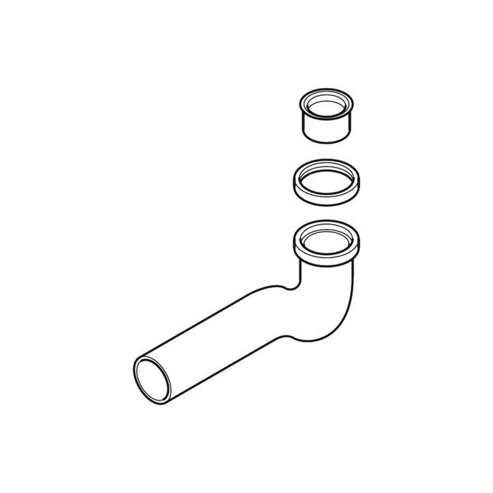 Villeroy & Boch Siphon 92087200 mit Verlängerungsstück
