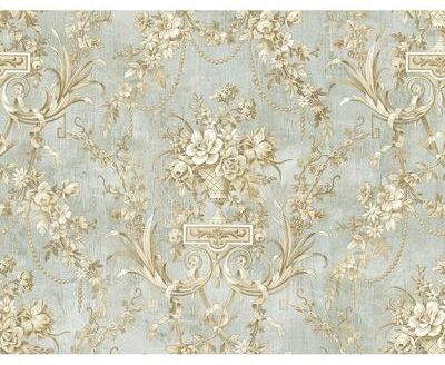Seabrook Designs Charleston Damask Unpasted Wallpaper