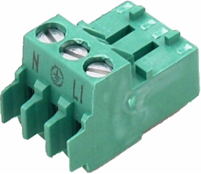 Wolf Gegenstecker grün 3-pol. Rast5 2794070 für Regelung für TGK, TGK-B