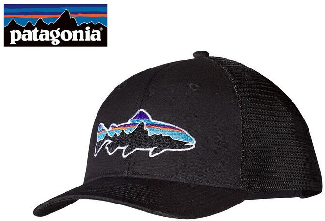 Patagonia Fitz Roy Trout Trucker Hat-Black (Blk)
