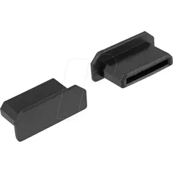 DELOCK 64028 - Staubschutz, HDMI mini-C Buchse ohne Griff, 10 Stück, schwarz