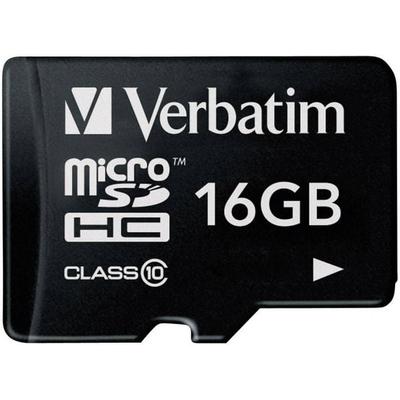 Verbatim microSDHC Card 16GB 44010