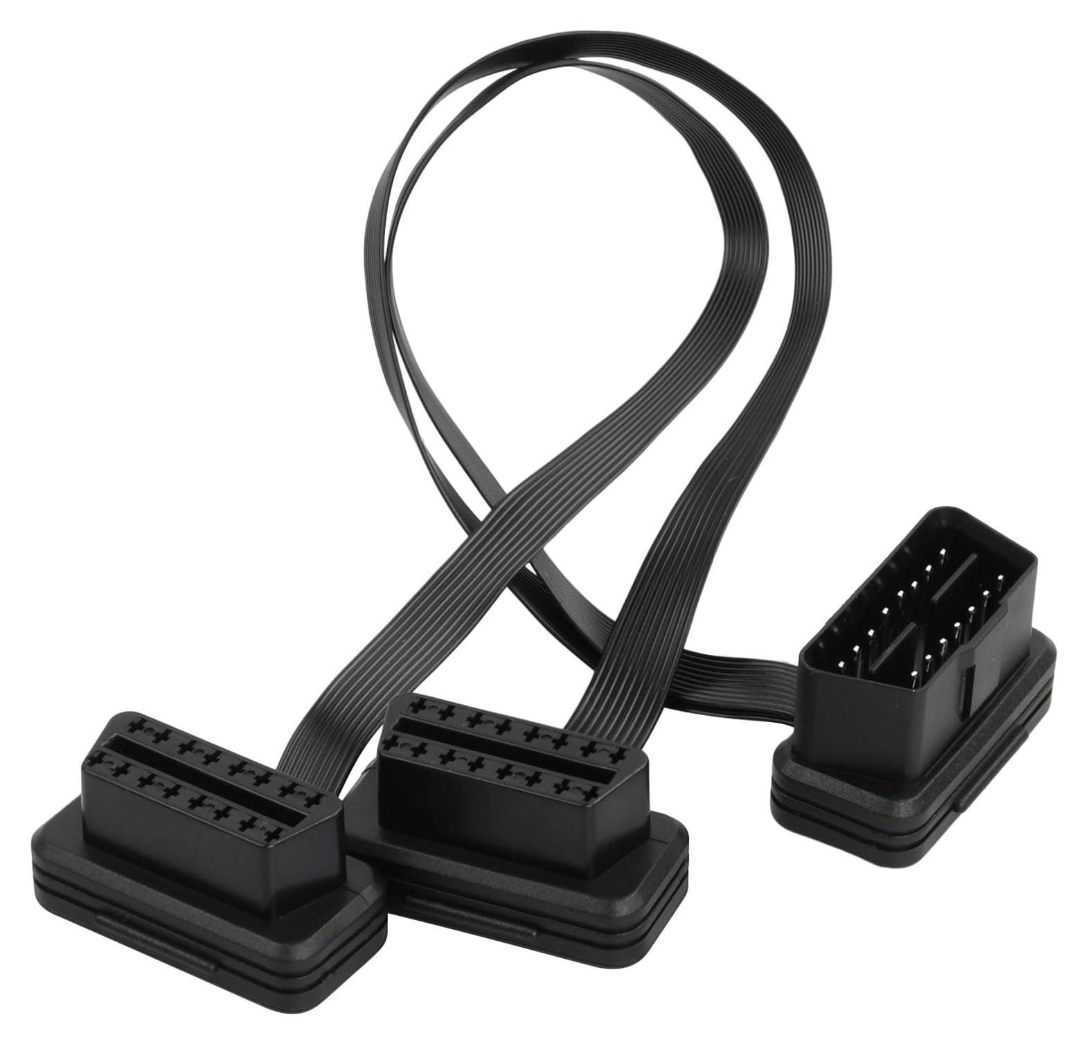 Selius OBD2 Diagnostische Adapter Y Splitter Verlengkabel 16 Pin