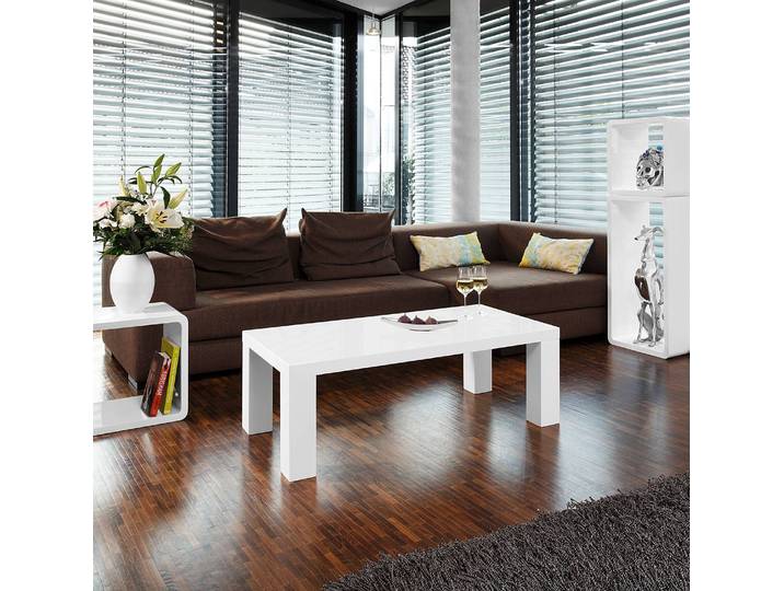 Table basse Tuzy 120 x 60cm Blanc