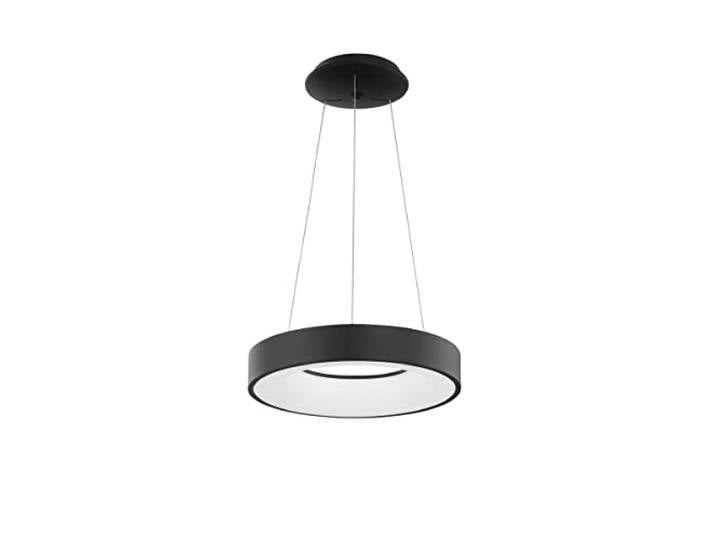 Merano Bancroft 38 cm integrierte LED-Pendel-Deckenleuchte Sandy Black Aluminium LED 30W 1950Lm 3000K