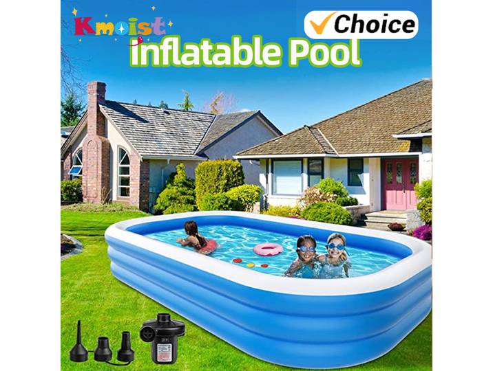 Piscine gonflable grande taille 2m/2.6m/300cm pour adultes et enfants, baignoire d'extérieur et d'intérieur, piscine familiale, jouets pour fêtes aquatiques