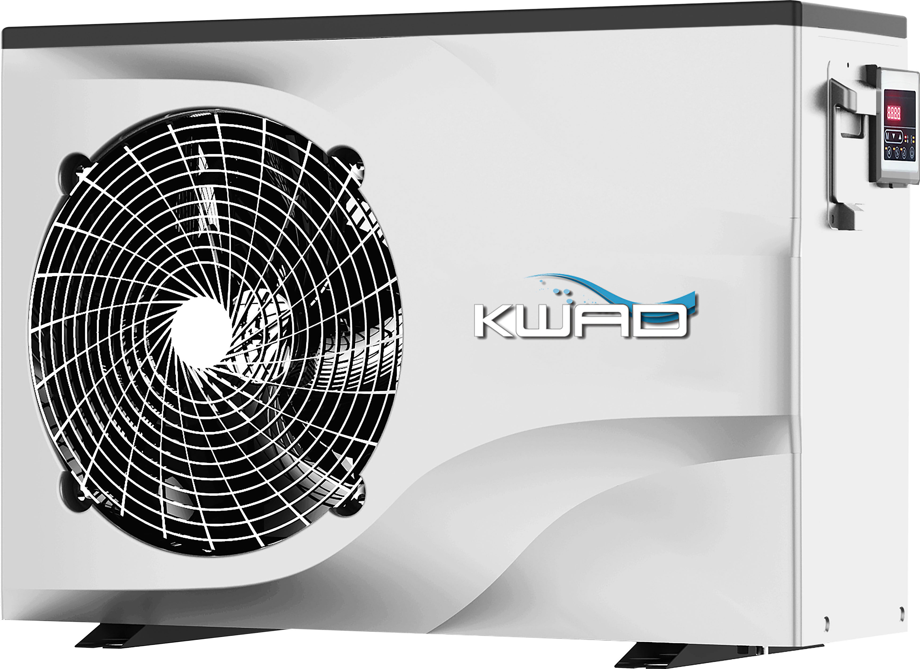 Pool-Wärmepumpe KWAD "Inverter Premium 12", weiß, B:120cm H:80cm L:100cm, Kunststoff, Metall, Wärmepumpen, Pool-Wärmepumpe, für bis zu 50000l