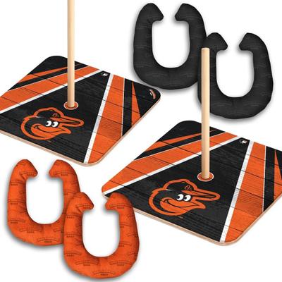 Skip's Garage Baltimore Orioles MLB Horseshoe Bag Toss Game