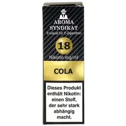 Cola 10ml 18mg NicSalt Liquid by Aroma Syndikat