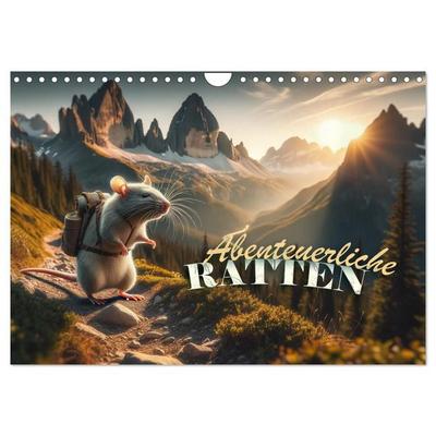Abenteuerliche Ratten (Wandkalender 2027 DIN A4 quer), CALVENDO Monatskalender