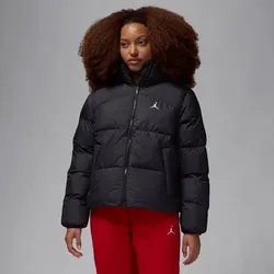 NIKE Damen Jacke Jordan Puffer, Größe L in Grau Grau