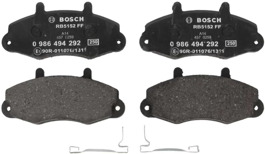 Bremsbelagsatz BOSCH 0 986 494 292, Vorne
