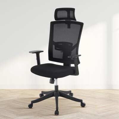 Garvee Adjustable Armrests, Dynamic Lumbar Support, Adjustable Headrest, High Back Recline, 350 lbs Capacity, Tilt Lock