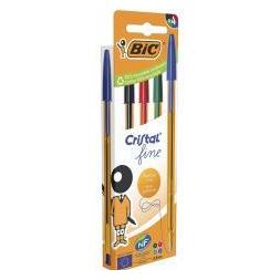 Bic Cristal Original Fine Kugelschreiber-Mix 4 Stück (4x) (57317827)