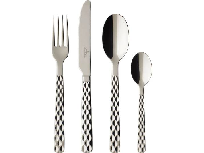 Villeroy & Boch Ensemble de couverts Boston 24 pièces Acier inoxydable
