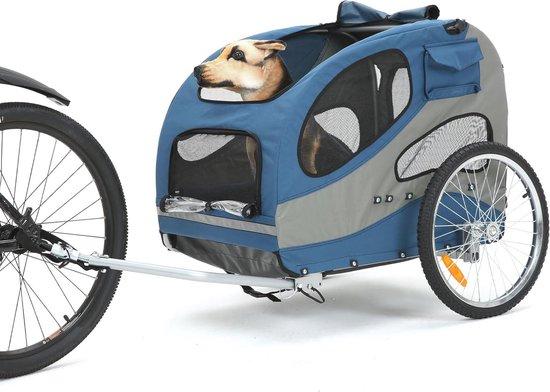 Famanu Fahrradanhänger für Hunde - komfortabel - bis 40 kg - faltbar