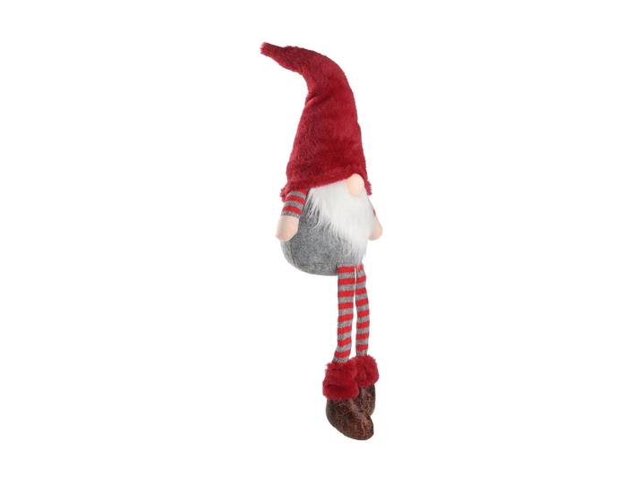 Weihnachtsfigur EGLO Ikara 65 cm , rot (grau, rot), B:21cm H:65cm, Polyester, Dekofiguren, Weihnachtsfigur