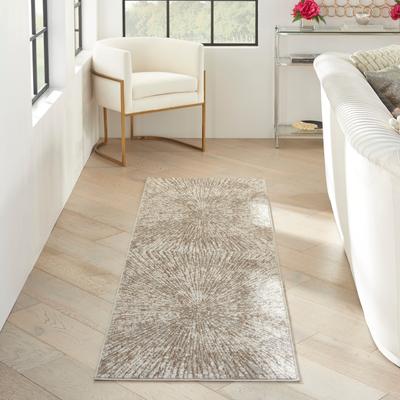 Nourison Home Metallic Modern Abstract Area Rug