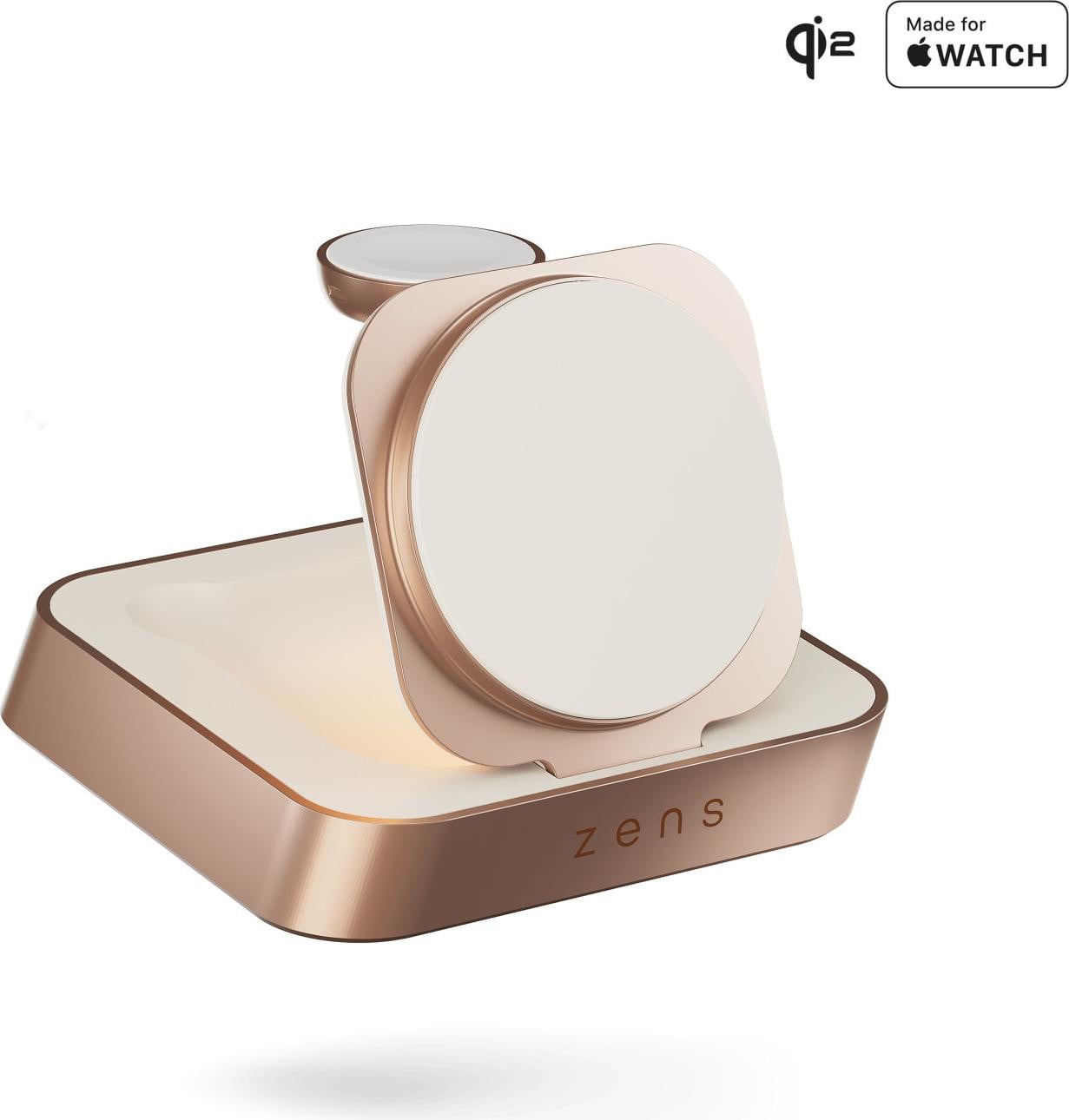 OtterBox Zens Nachtkastje Magnetische Draadloze Oplader Pro 2, Koper