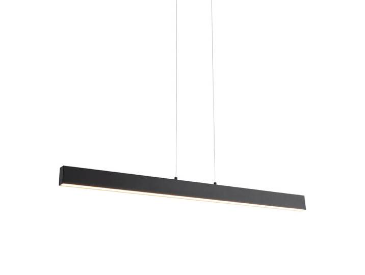 Suspension noire avec LED à 3 niveaux de gradation 2700-4000K et