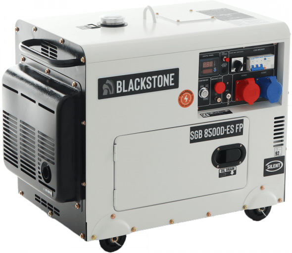 Blackstone SGB 8500 D-ES FP - Groupe électrogène diesel FULLPOWER - Puissance Nominale 6.3 kW