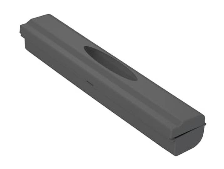WENKO Distributeur Film Alimentaire\, Distributeur Papier Aluminium\, Perfect Cutter\, Anthracite\, 38 x 5\,2 x 6\,7 cm