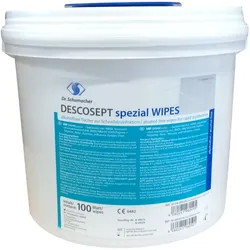 Descosept Spezial Wipes | Schnelldesinfektionstücher | 32 cm x 30 cm | 100 Stück