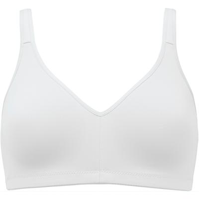 Bügelloser BH NATURANA "Elasticup", Damen, Gr. 90, Cup B/C/D, 1 Stk., weiß, Obermaterial: 84% Polyamid, 16% Elasthan, unifarben, Basic, bequem, BHs, vorgeformte Cups, breite Träger, ohne Bügel, bequem, basic