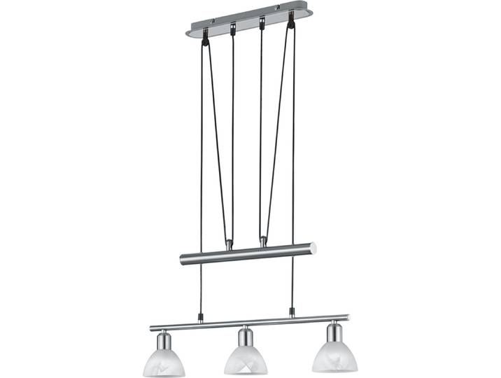 Lustre LEVISTO argenté 3xE14x40W en métal\, dimensions : 160 x 60\,5 x 11 cm\, IP20\, Trio