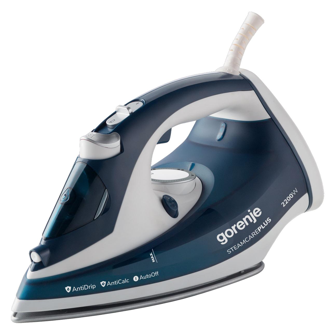 Gorenje SIH2200TQC iron Steam iron Ceramic soleplate Blue (2200 W, 90 g/min) (SIH2200TQC)
