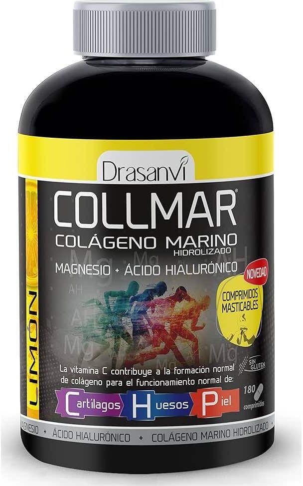 Drasanvi Collmar® Colágeno Marino + Magnesio Sabor Limón 180 comp