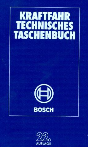 Robert Bosch GmbH - Kraftfahr Technisches Taschenbuch - Preis vom 30.09.2026 09:01:18 h