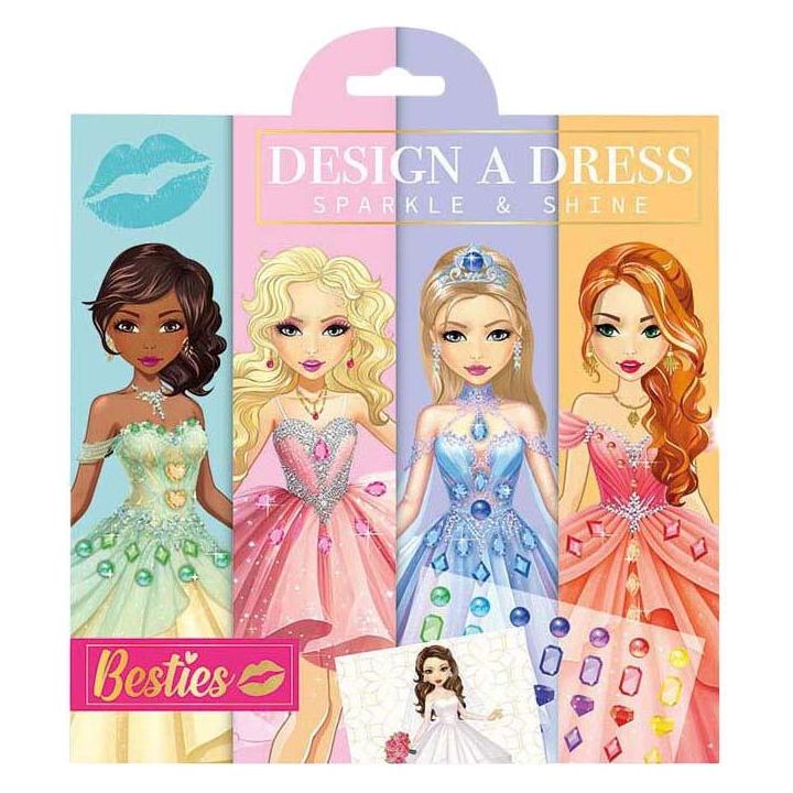 Grafix Beste Freundinnen entwerfen ein Kleid - 21,5 x 21,5 cm (67876499)