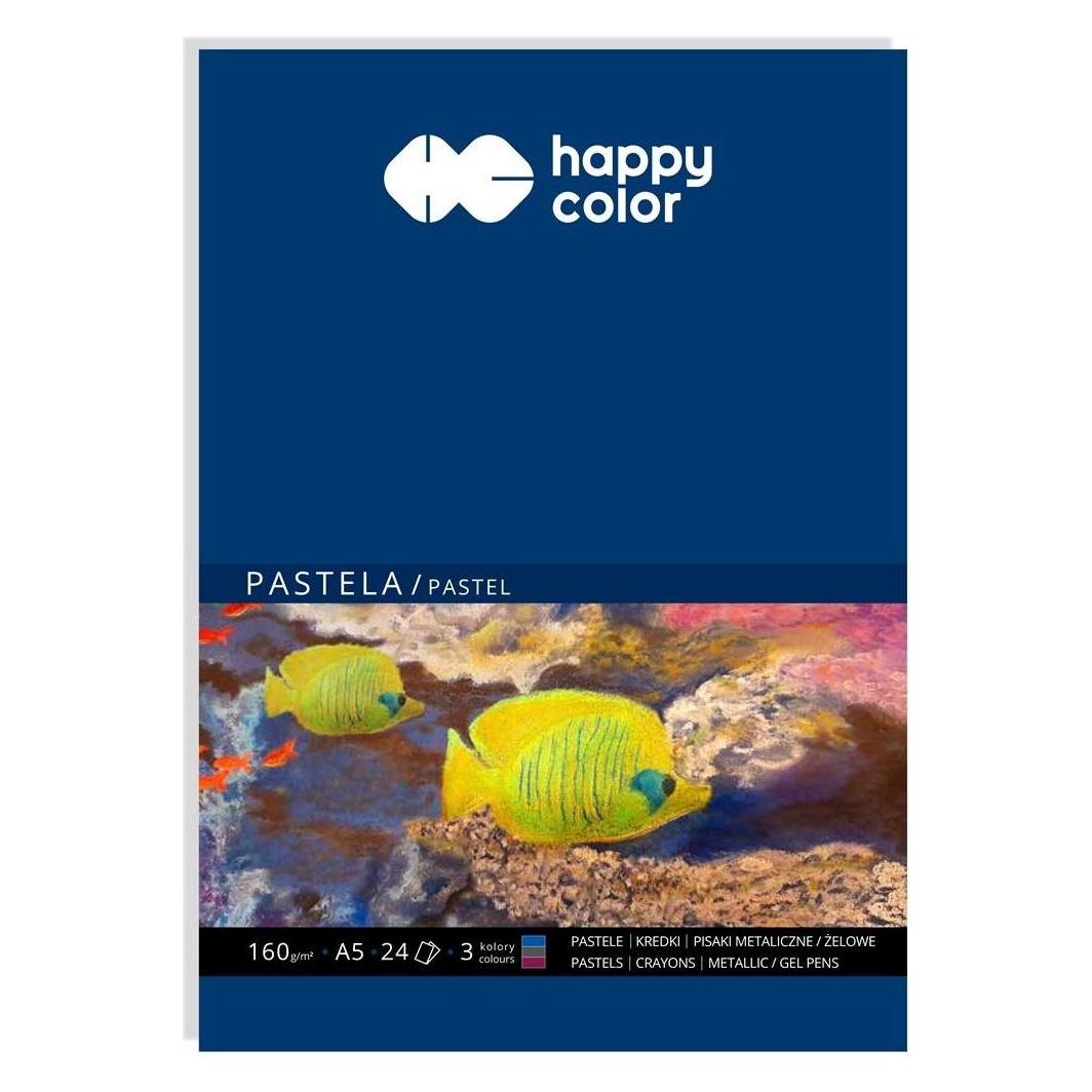 GDD Pastellblock A5/24K 3farbig 160g HAPPY COLOR (A5) (47604863)