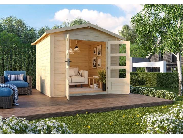 Woodfeeling Gartenhaus Talkau 4 naturbelassen; 83336